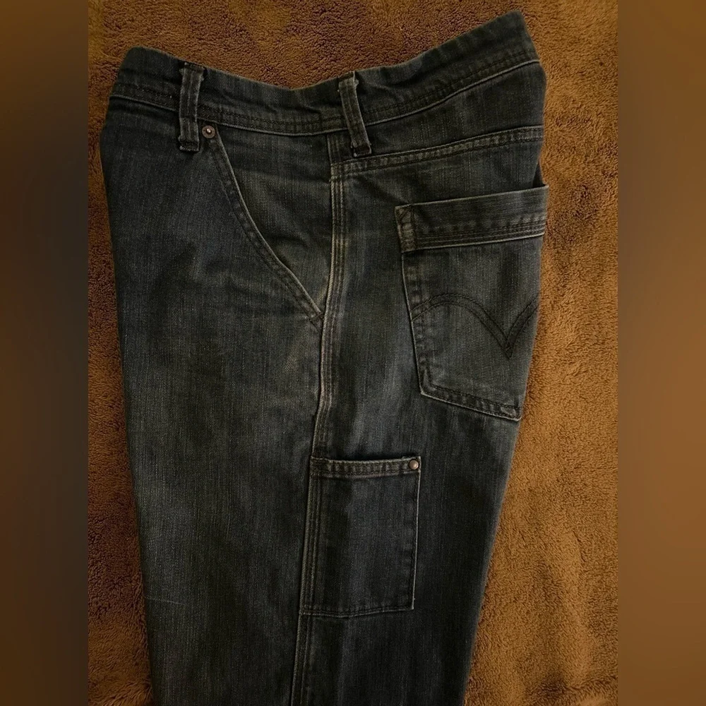 Levi’s 514 slim straight carpenter jeans, size 34x32